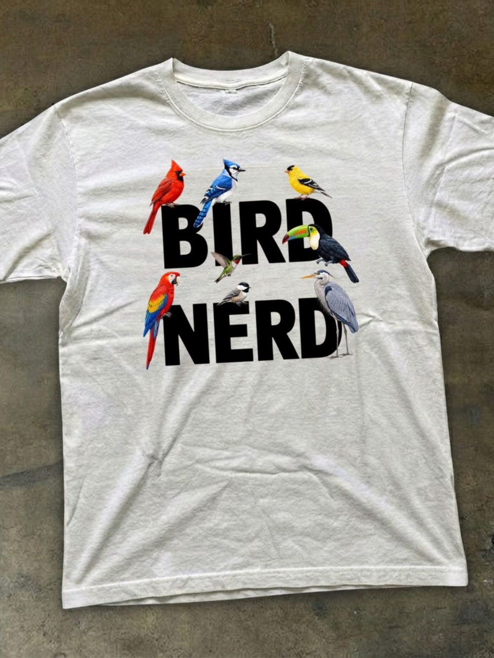 Bird Nerd Graphic Tee | Natural Lover Shirt | Gildan Shirt